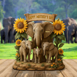 Personalized Gifts For Mom Plaque, Happy Mother's Day 01XQTN080425 - Shaped Plaques - GoDuckee