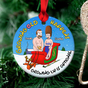 Personalized Giftd For Couple Ornament 04TODT230724HG - Ornament - GoDuckee