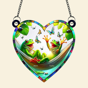 Frog Besties Suncatcher Ornament 05acxx220824 - Ornament - GoDuckee