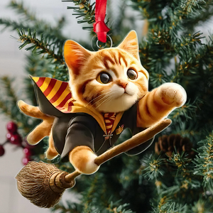 Gifts For Cat Lovers Ornament 03acxx250824 Wizard Cat - Ornament - GoDuckee