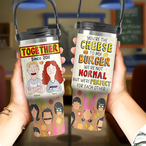 Funny Couple Tumbler Cup - Personalized Gifts For Couple 06kaqn010425hg - Tumbler Cup - GoDuckee