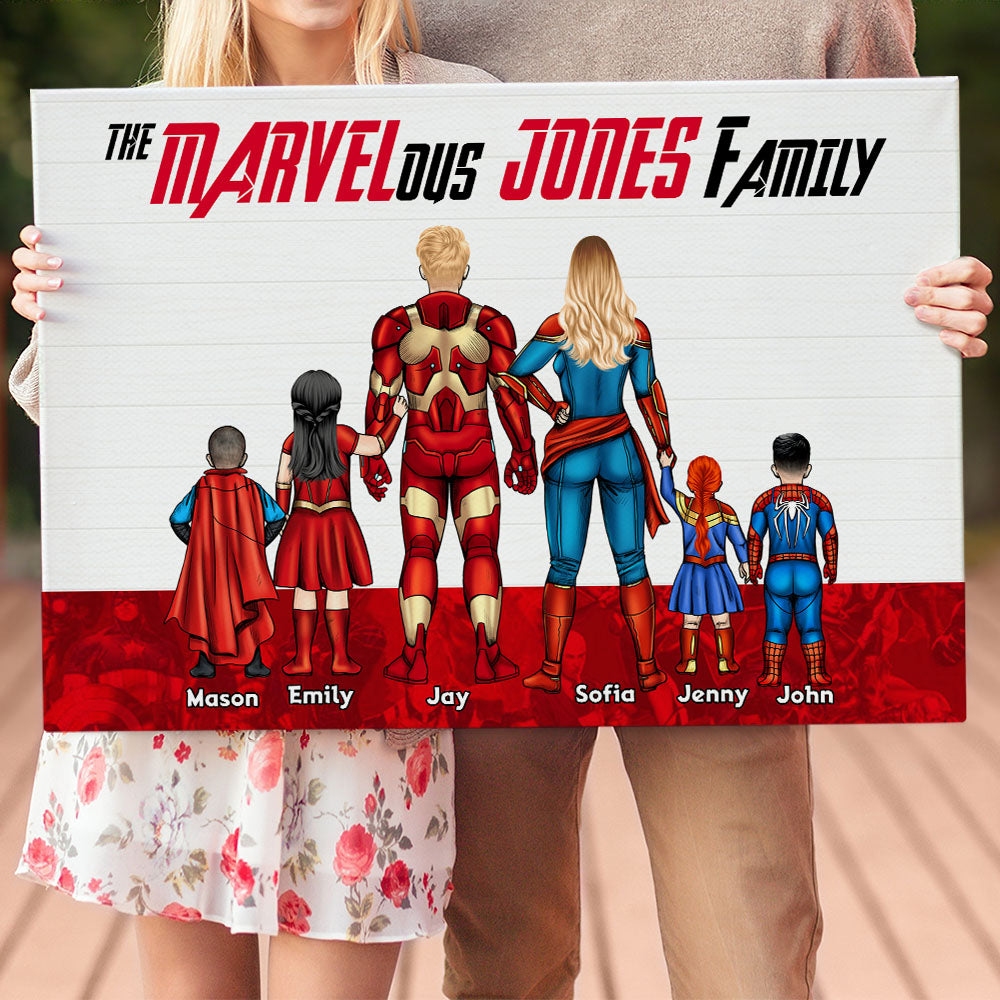 Personalized Gifts For Family Canvas Print The Best Family 01OHMH070324PA - Canvas Print - GoDuckee