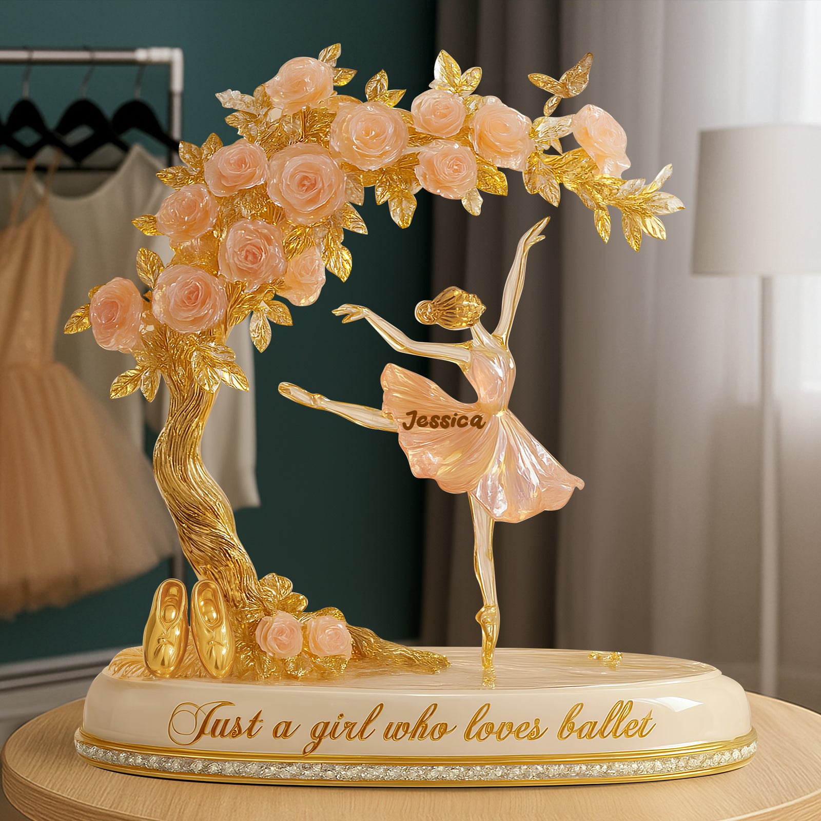 Dreamy Ballet Girl Acrylic Plaque - Personalized Gifts For Ballerina 03QHLU080725 - Shaped Plaques - GoDuckee