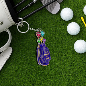 Best Family By Par Acrylic Keychain - Personalized Gifts For Golf Family 01OHLU060625 - Keychains - GoDuckee