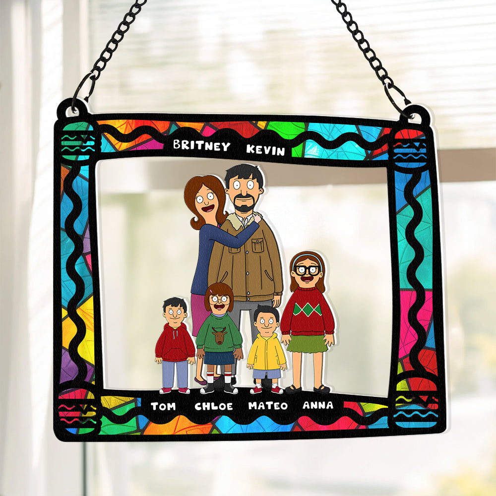 Personalized Gifts For Family Suncatcher Ornament 02ACDT040225HG - Ornament - GoDuckee