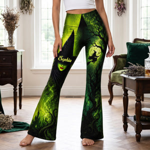 Personalized Enchanted Witch Flare Leggings – Halloween Gifts For Her 03naqn310726