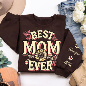 Personalized Gifts For Mom Shirt Best Mom Ever 02ACDT040325 - AOP Products - GoDuckee