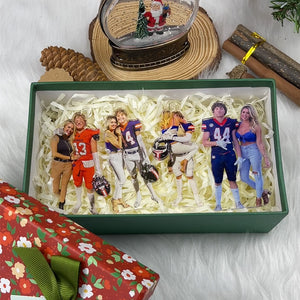 Custom Photo Gifts For American Football Ornament 98acvp140924 - Ornament - GoDuckee