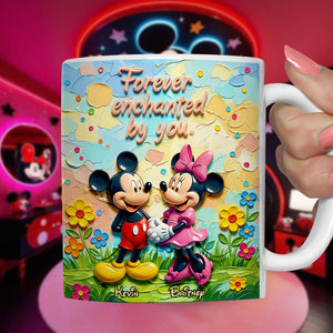 Forever Enchanted Mug Personalized Gifts For Couple 02OHDT180625 - Coffee Mug - GoDuckee