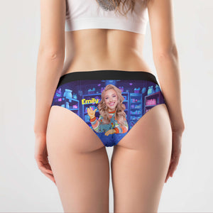 Personalized Custom Photo Naughty Gifts For Women's Boxer Briefs 02KAMH160824 - Boxer Briefs - GoDuckee