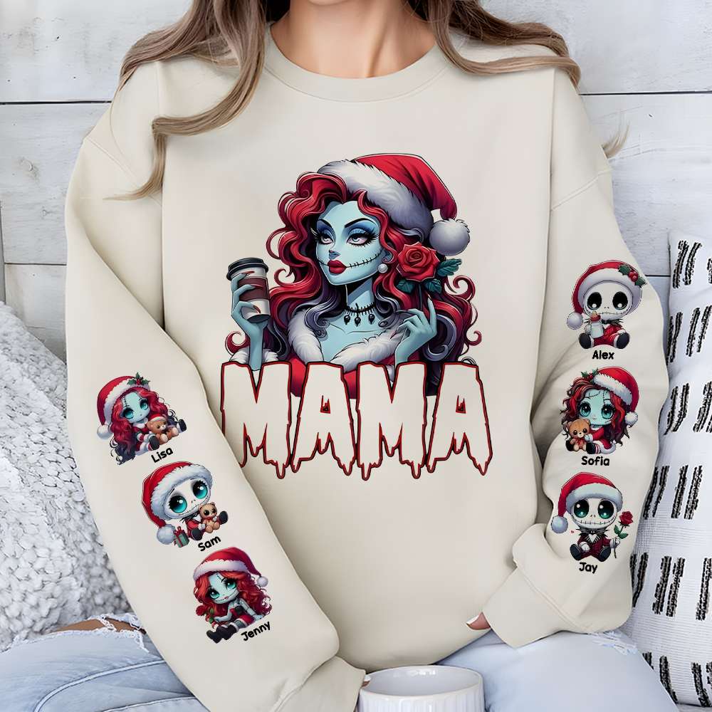 Personalized Gifts For Mom Sweatshirt Christmas 01XQMH200924 - AOP Products - GoDuckee