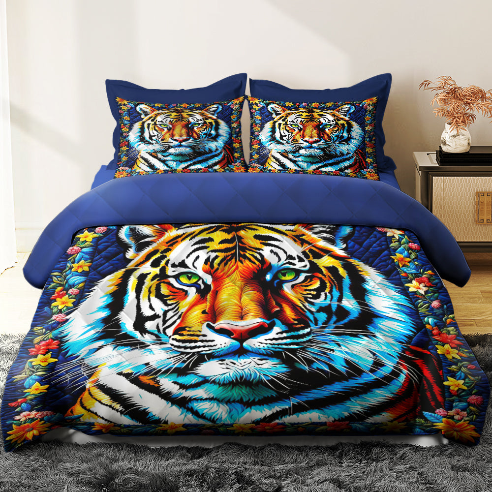Tiger Special Quilt Bed Set 011HUDT170125 - Blanket - GoDuckee