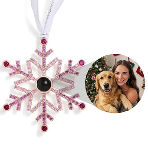 Custom Photo Christmas Gift Photo Projection Ornament 01ACQN231124 - Ornament - GoDuckee