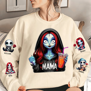 Personalized Gifts For Mom Shirt, Horror Mama 01qhqn190924 - AOP Products - GoDuckee