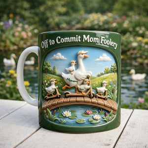 Cool Goose Mom Coffee Mug - Personalized Gifts For Moms 02qhlu040326 - Coffee Mug - GoDuckee