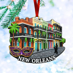 Personalized Christmas Gift - Iconic Destinations Ornament 01OHQN011025 - Ornament - GoDuckee