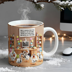 Silly Goose Coworker Mug Personalized Gifts For Coworkers 03KIDT221125 - Coffee Mug - GoDuckee