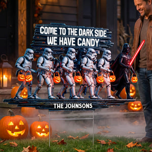 Trick Or Treat Squad Yard Sign - Personalized Halloween Decor 04qhqn030826-Homacus