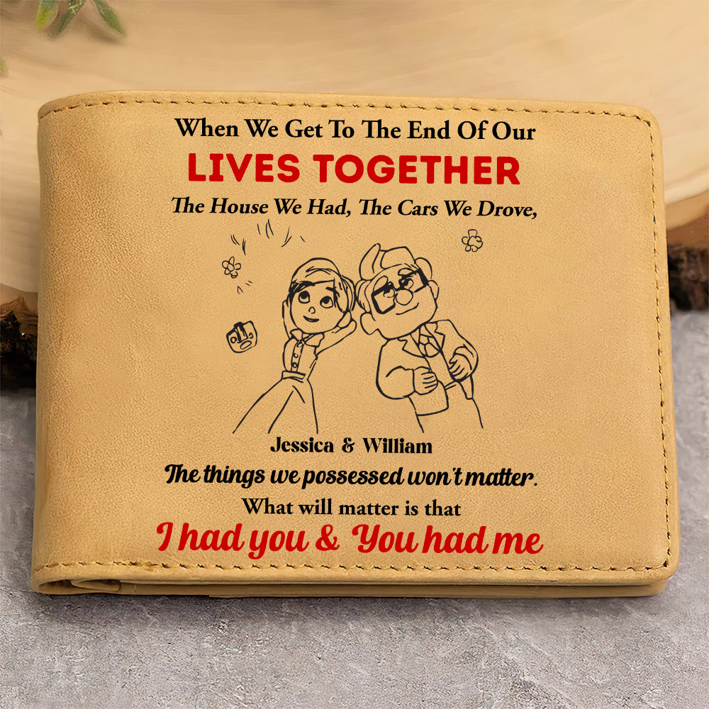 Personalized Gifts For Him PU Leather Wallet, I Had You & You Had Me 02TGDT271224 - Leather Wallet - GoDuckee