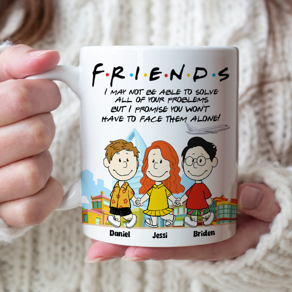 Personalized Gifts For Friends Coffee Mug Holding Hands 02ACLU140125HH - Coffee Mug - GoDuckee