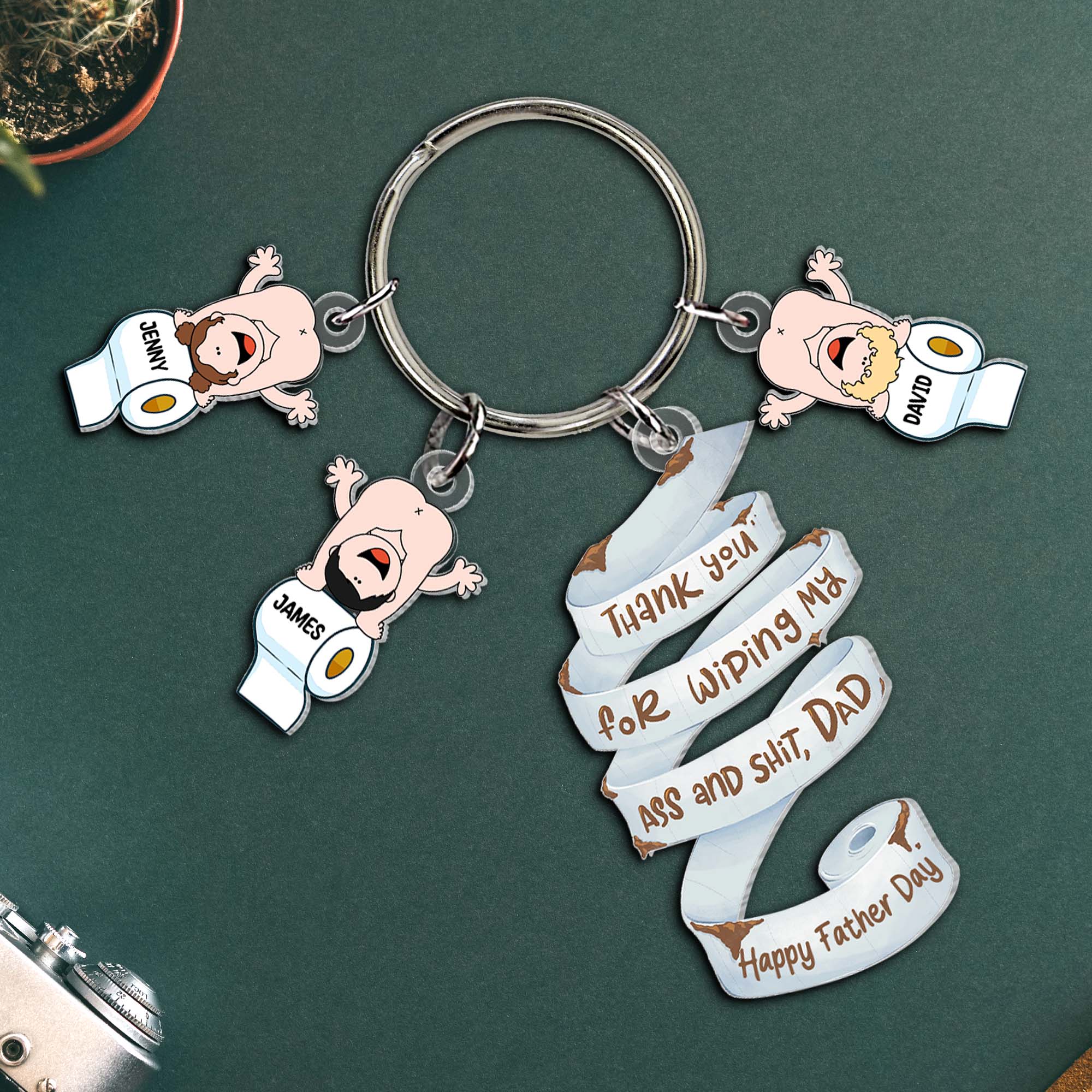 Personalized Gifts For Dad Keychain 07ohtn220524 Father's Day - Keychains - GoDuckee