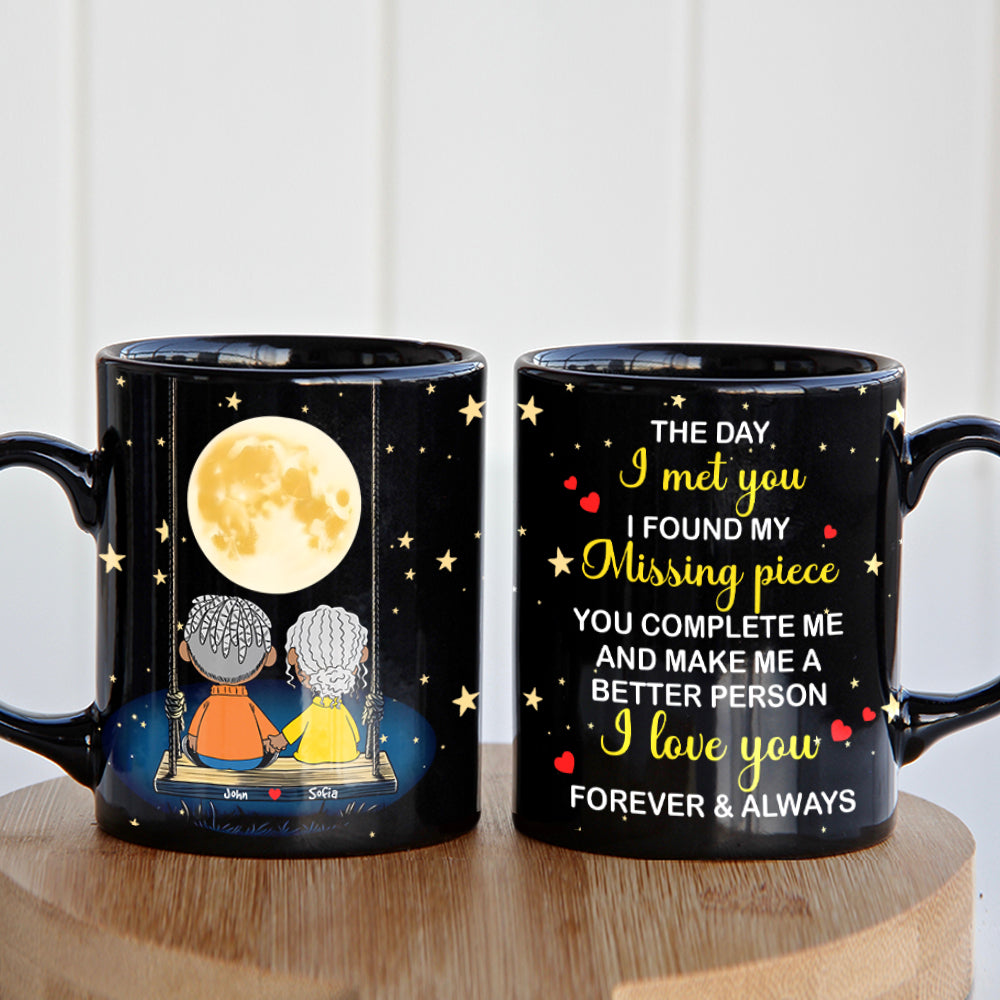 Personalized Gifts For Couple Coffee Mug Couple Backview 03XQMH020125HG - Coffee Mug - GoDuckee