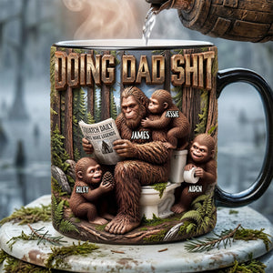 Funny Squatch Dad Magic Coffee Mug - Personalized Gifts For Dad 02tyta060526 - Coffee Mug - GoDuckee
