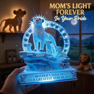 Queen Mom And Cubs Light Box Personalized Gifts For Mom 01PGDT150426