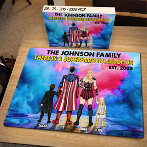 Super Jigsaw Puzzle Personalized Gifts For Family 03hutn120425hg - Jigsaw Puzzles - GoDuckee