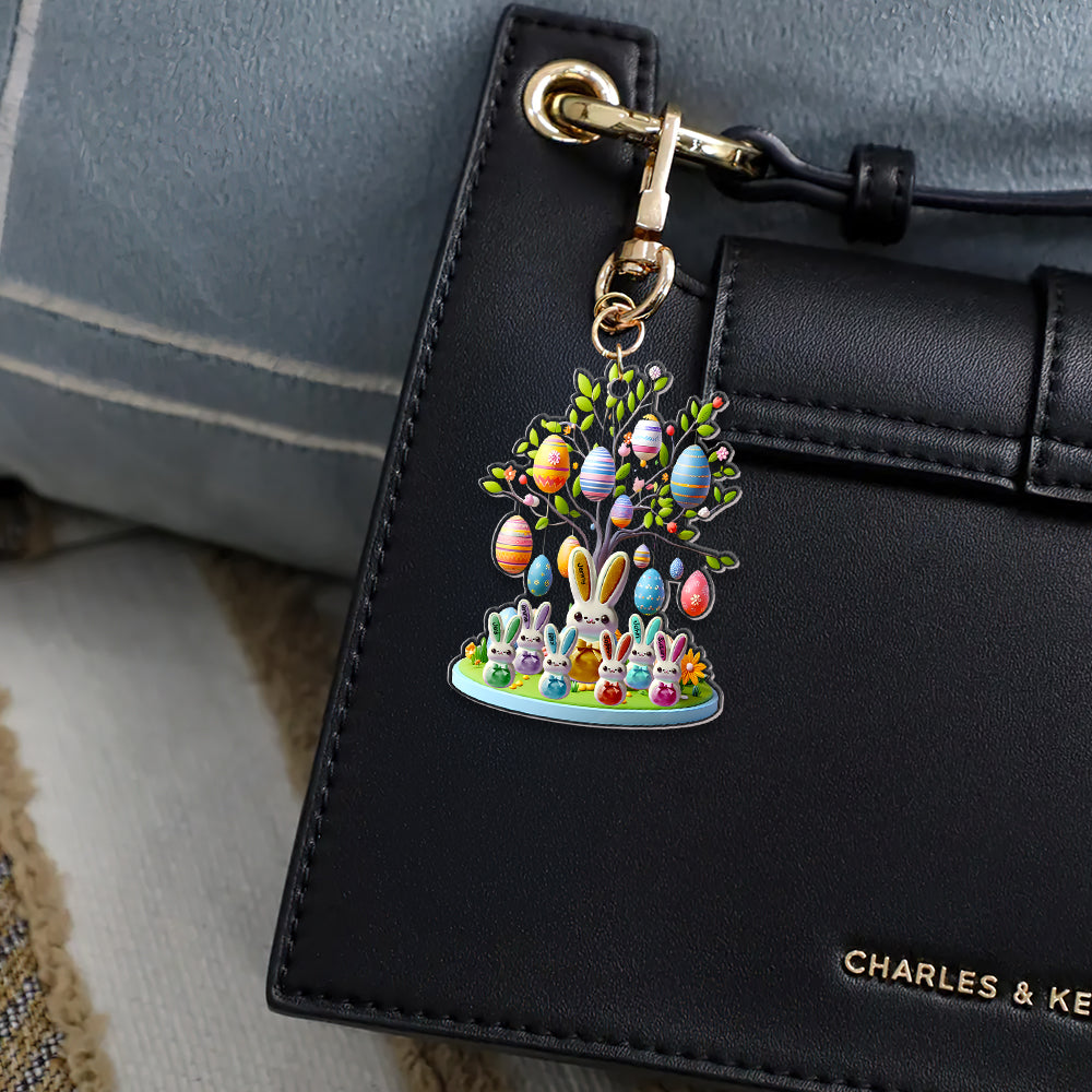 Personalized Gifts For Easter's Day Keychain Bunny Kids 04OHMH100225 - Keychains - GoDuckee