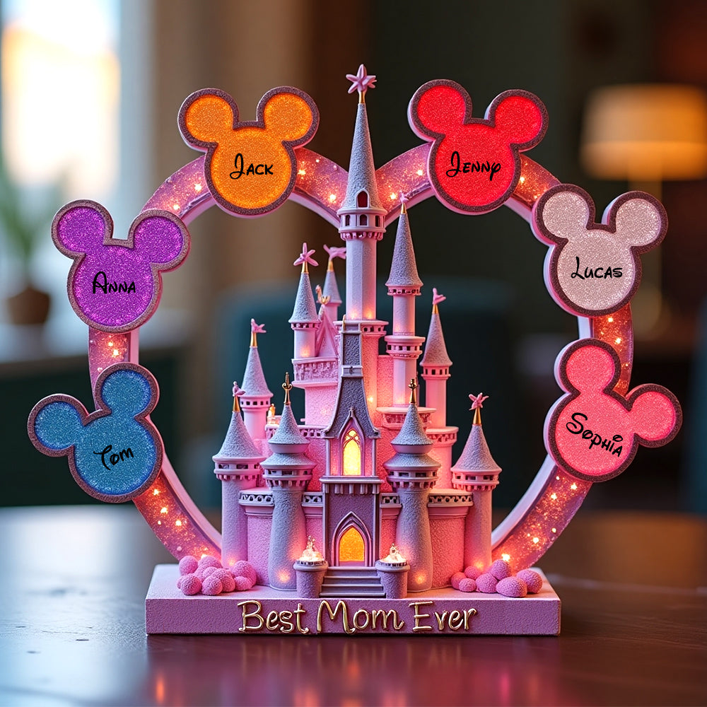 Personalized Gifts For Mom Acrylic Plaque, Mouse Fans 07tgtn140425 - Shaped Plaques - GoDuckee