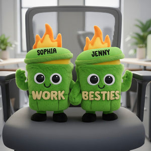 Cute Dumpster Coworker Shaped Pillow - Personalized Gifts For Coworkers 05NATN151125 - Pillow - GoDuckee