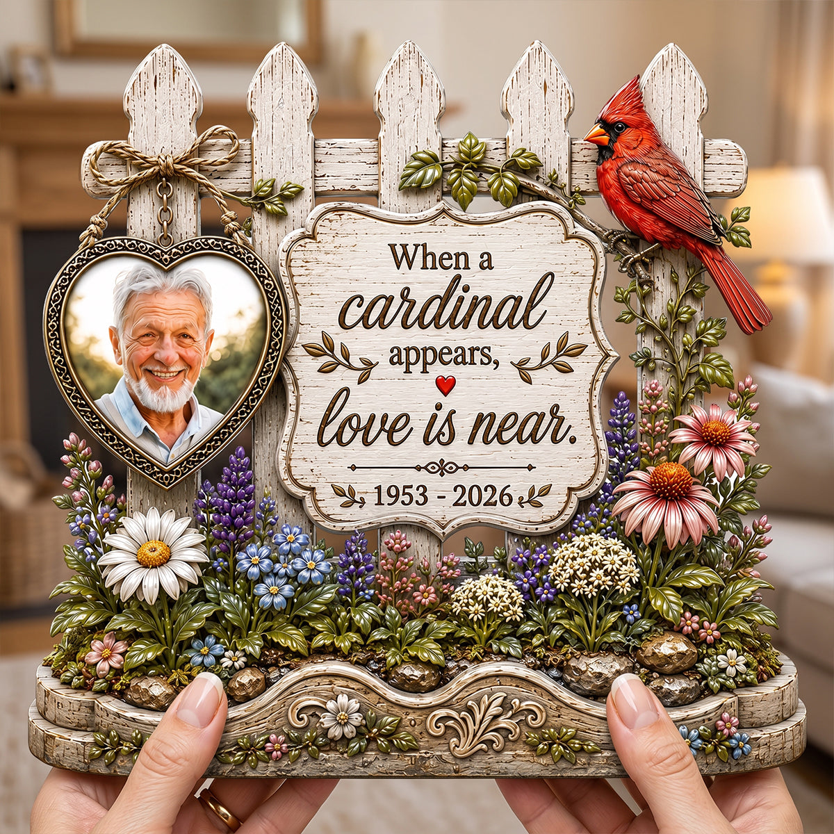 Custom Photo Memorial Acrylic Plaque - Personalized Memorial Gifts 02hatn080726 - Shaped Plaques - GoDuckee