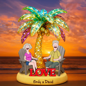 Couple Forever Acrylic Plaque Personalized Gifts For Couple 03TOLU130625PA - Shaped Plaques - GoDuckee