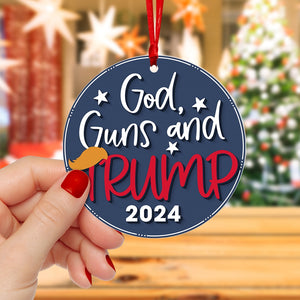 God Guns 2024 Ornament 03acqn110724 - Ornament - GoDuckee