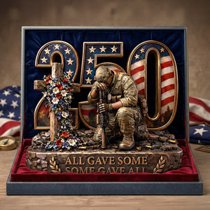 250 Memorial Tribute Acrylic Plaque Personalized Gifts For Veterans 02TYDT020326 - Shaped Plaques - GoDuckee