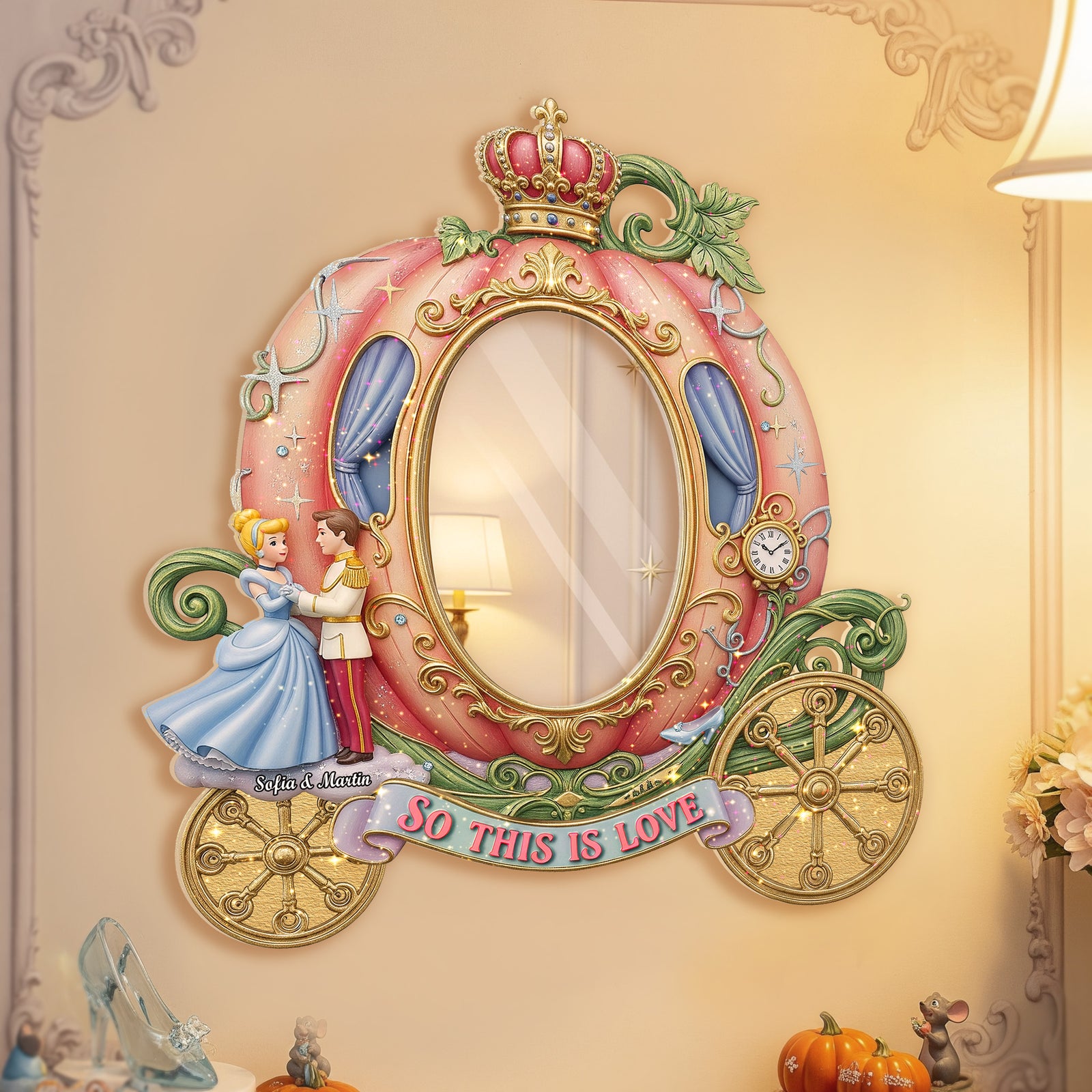 Couple Custom Shaped Mirror - Personalized Gifts For Couple 03PGMG040825 - Mirror - GoDuckee