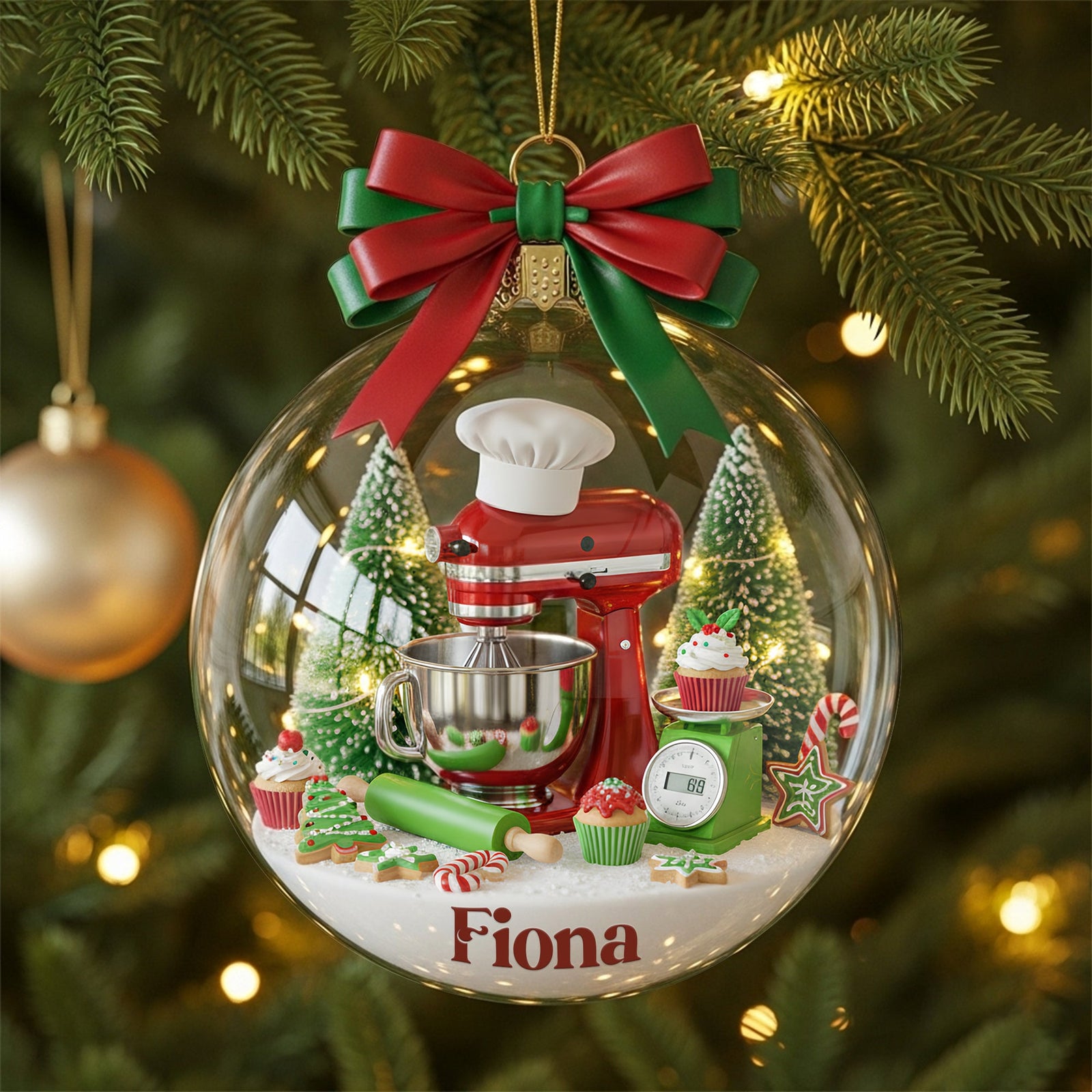 Stand Mixer Ornament - Personalized Christmas Gifts For Bakers 06PGLU260925 - Ornament - GoDuckee