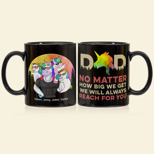 Dad No Matter 04DNPO060623 Personalized Family Coffee Black Mug - Coffee Mug - GoDuckee