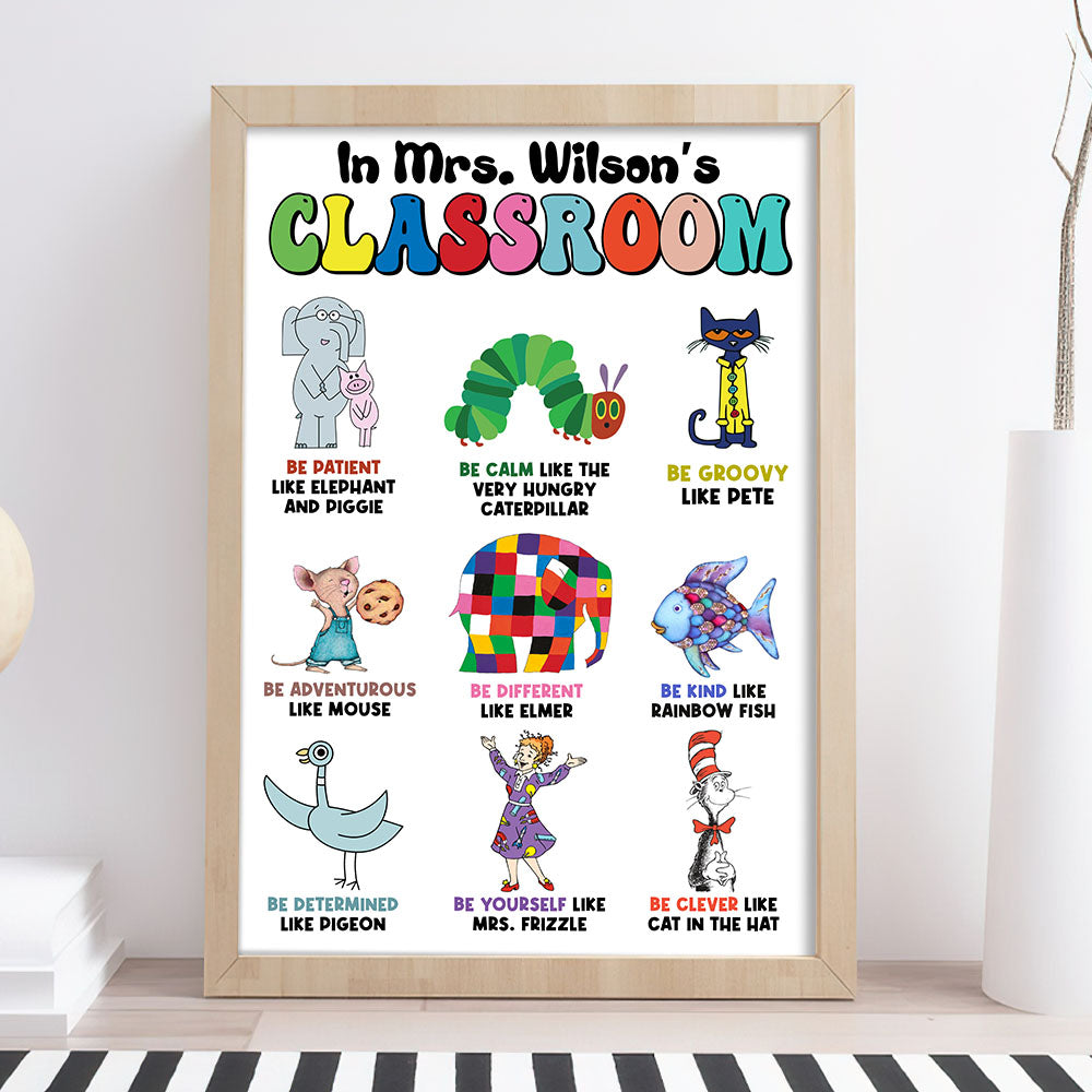 Personalized Gifts For Teacher Canvas Print 01natn310824 - Poster & Canvas - GoDuckee