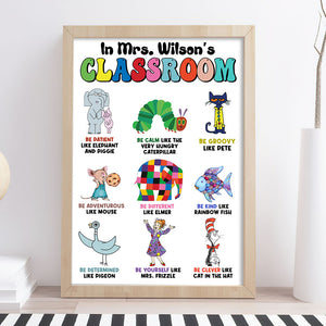 Personalized Gifts For Teacher Canvas Print 01natn310824 - Poster & Canvas - GoDuckee