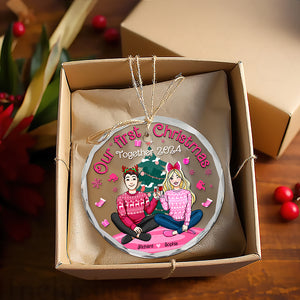 Personalized Gifts For Couple Christmas Ornament 03XQQN021024HH - Ornament - GoDuckee