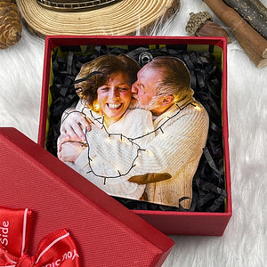 Custom Photo Gifts for Couple Ornament 67acvp140924 - Ornament - GoDuckee