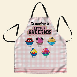 Personalized Gifts For Grandma Aprons Grandma's Little Sweeties 06QHHN060224 - Aprons - GoDuckee