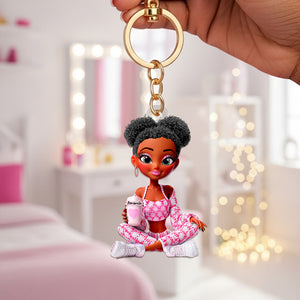 Adorable Doll Acrylic Keychain - Personalized Gifts For Her 04TGLU110625 - Keychains - GoDuckee