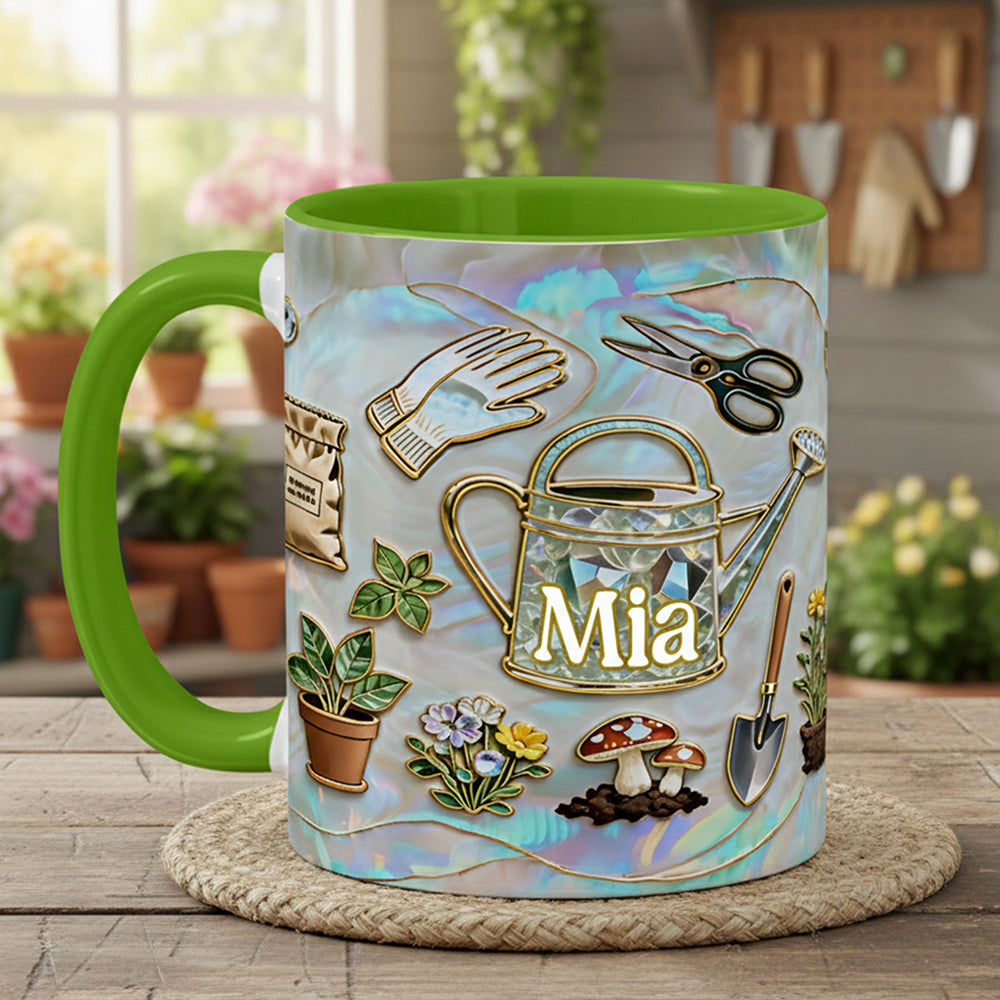 Gardening Coffee Accent Mug - Personalized Gifts For Garden Lovers 02pata291225 - Coffee Mug - GoDuckee