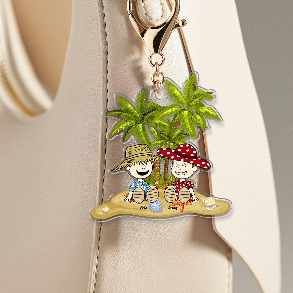 Personalized Gifts For Couple Keychain 05OHMH080125PA - Keychains - GoDuckee