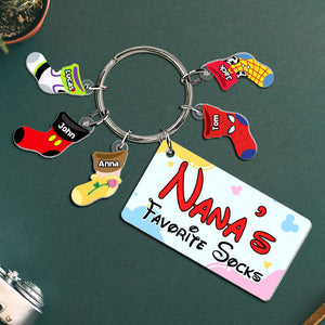 Personalized Gifts For Grandma Keychain 02natn040724 - Keychains - GoDuckee