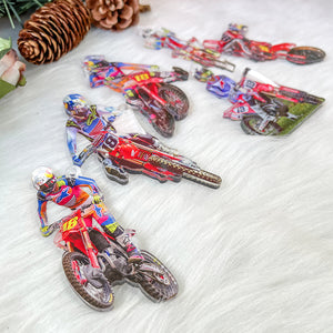 Custom Photo Gifts for Motocross Lovers Ornament 07acvp140924 Motocross Gifts - Ornament - GoDuckee