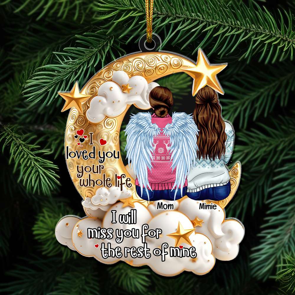 Personalized Christmas Gifts For Family Acrylic Ornament 04HULU231024TM - Ornament - GoDuckee